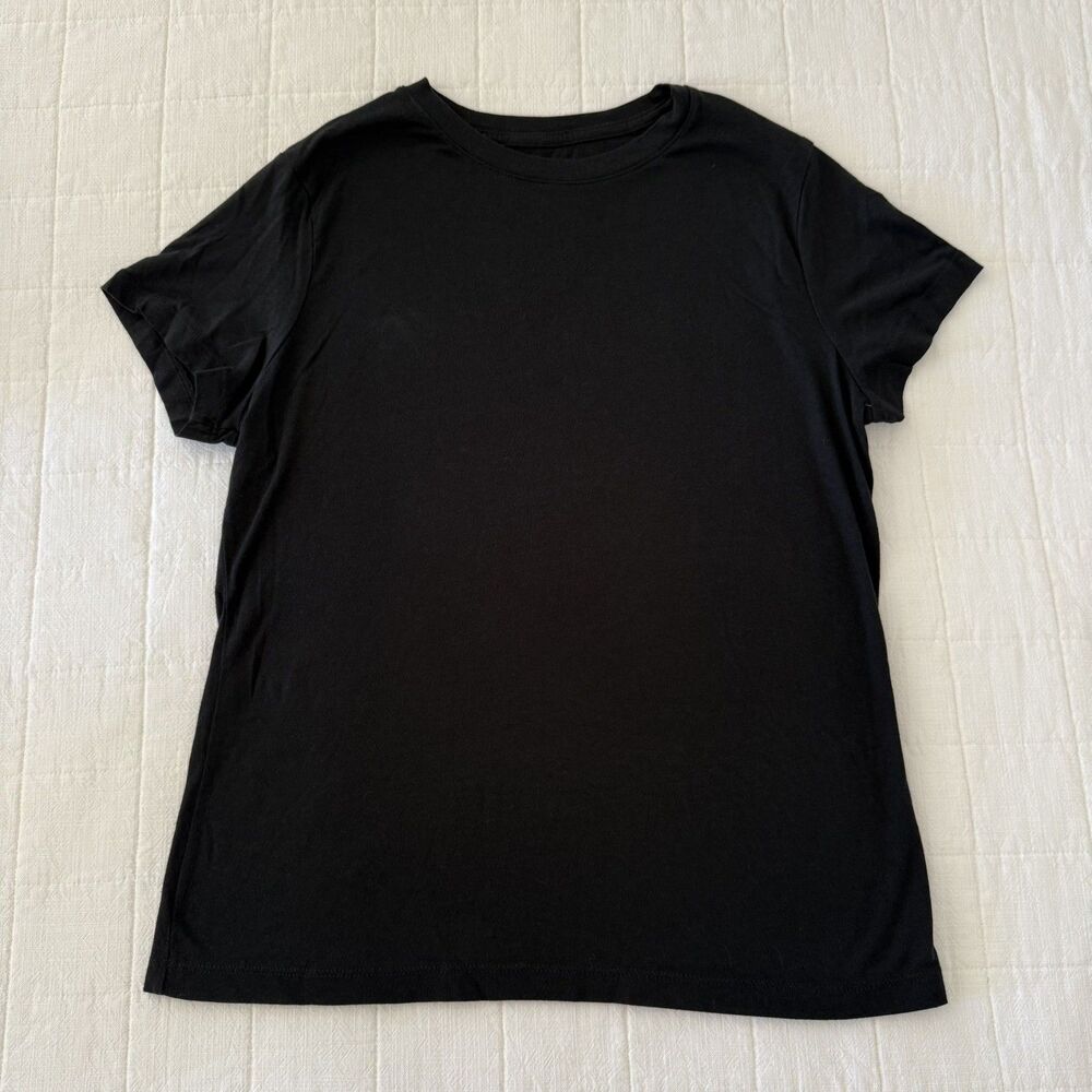 A New Day Women’s Short Sleeve Perfect T-Shirt Black Size Small